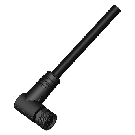 M8 Female Angled 3-Pin A-Coded Molded Connector — CBF08-R33N0-02BP25-PL | Katlax