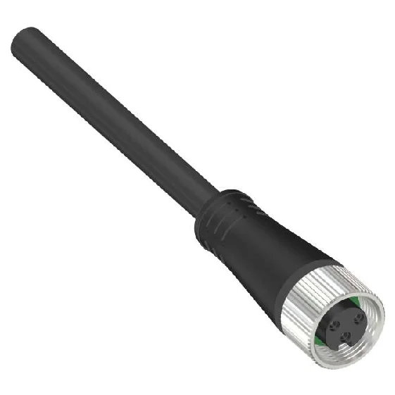 7/8" Female Straight 3-Pin 7/8" A-Coded Molded Connector — CBF78A-S33N0-01BP16 | Katlax