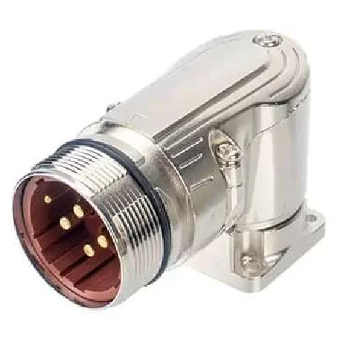 M40 Male Angled 8-Pin Field Wireable Crimp Connector — CPM40-S08CA0-RACR | Katlax